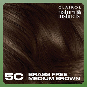 Clairol Natural Instincts 5C Medium Brown lifestyle shot