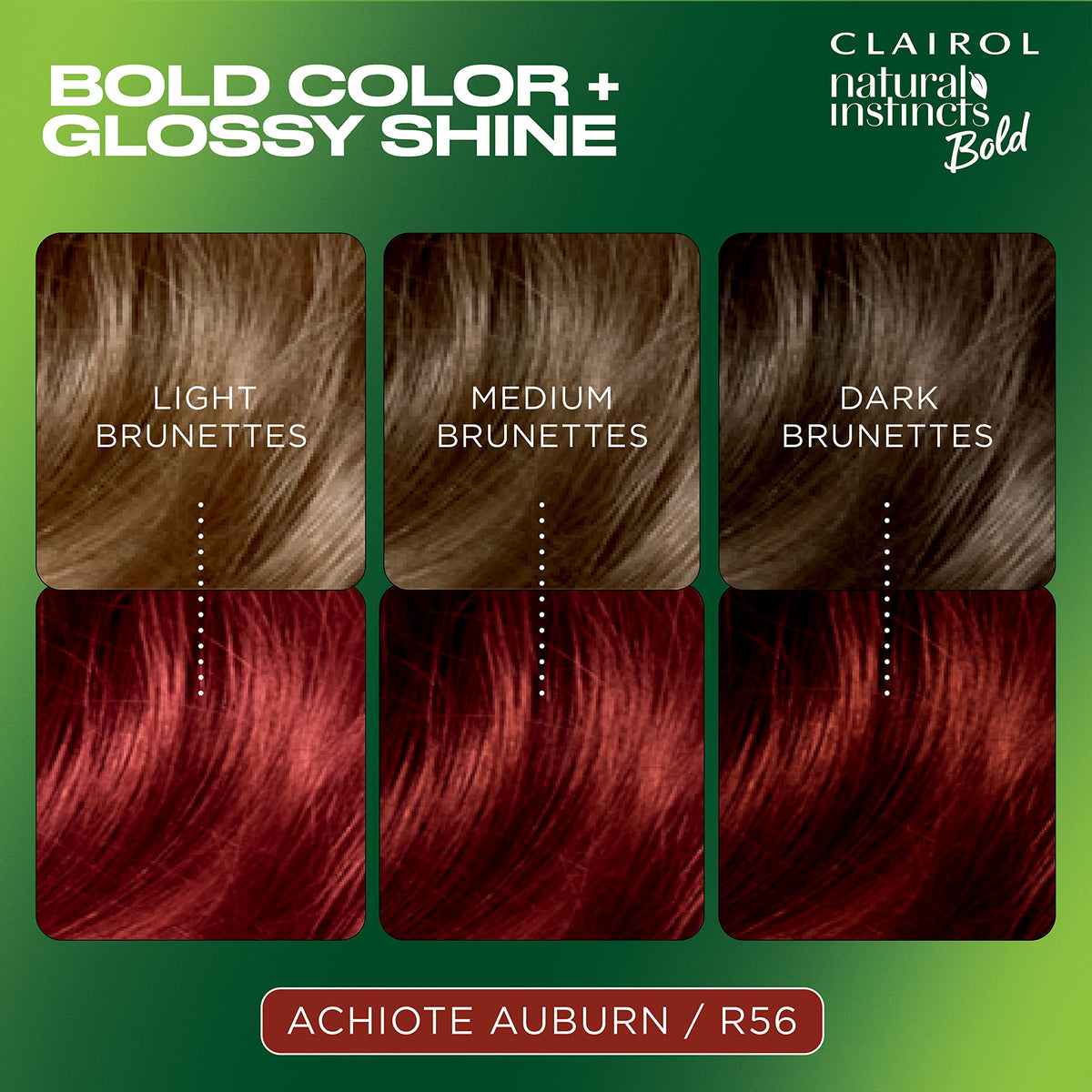 Clairol Natural Instincts application kit contents including gloves and color cream
