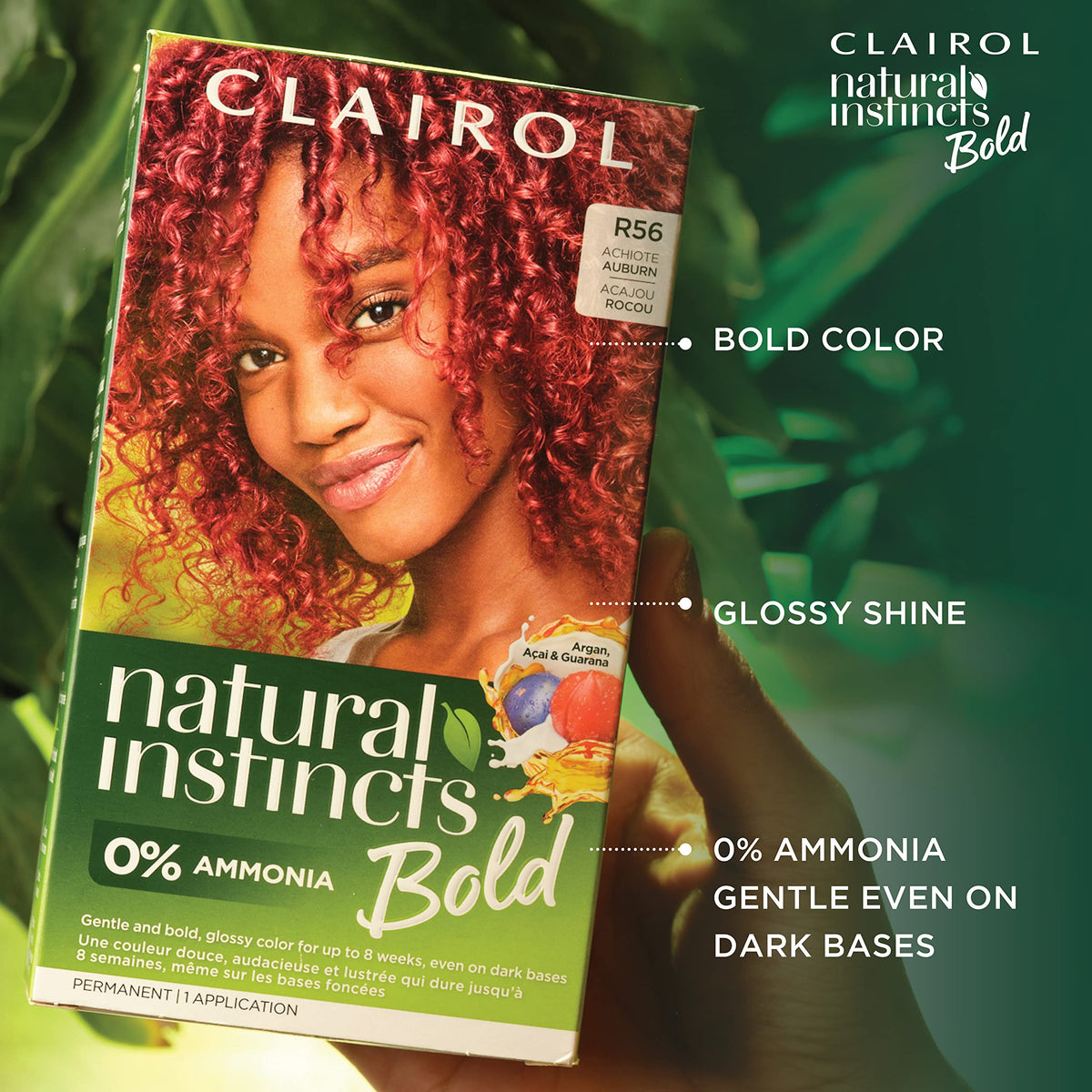 Clairol Natural Instincts Copper Sunset hair dye activator bottle