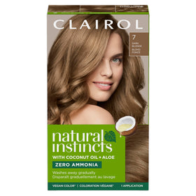 Clairol Natural Instincts Demi-Permanent Hair Dye 7 Dark Blonde front view