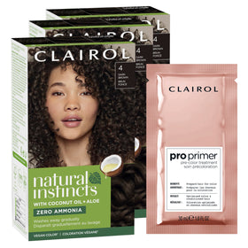 Clairol Natural Instincts Hair Dye 4 Brown packaging front view