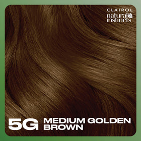 Clairol Natural Instincts hair dye in a bathroom setting