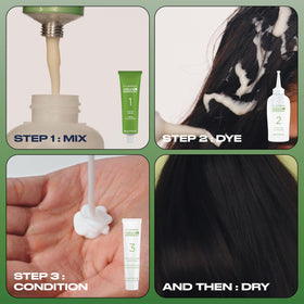 Clairol Natural Instincts hair dye on a bathroom counter