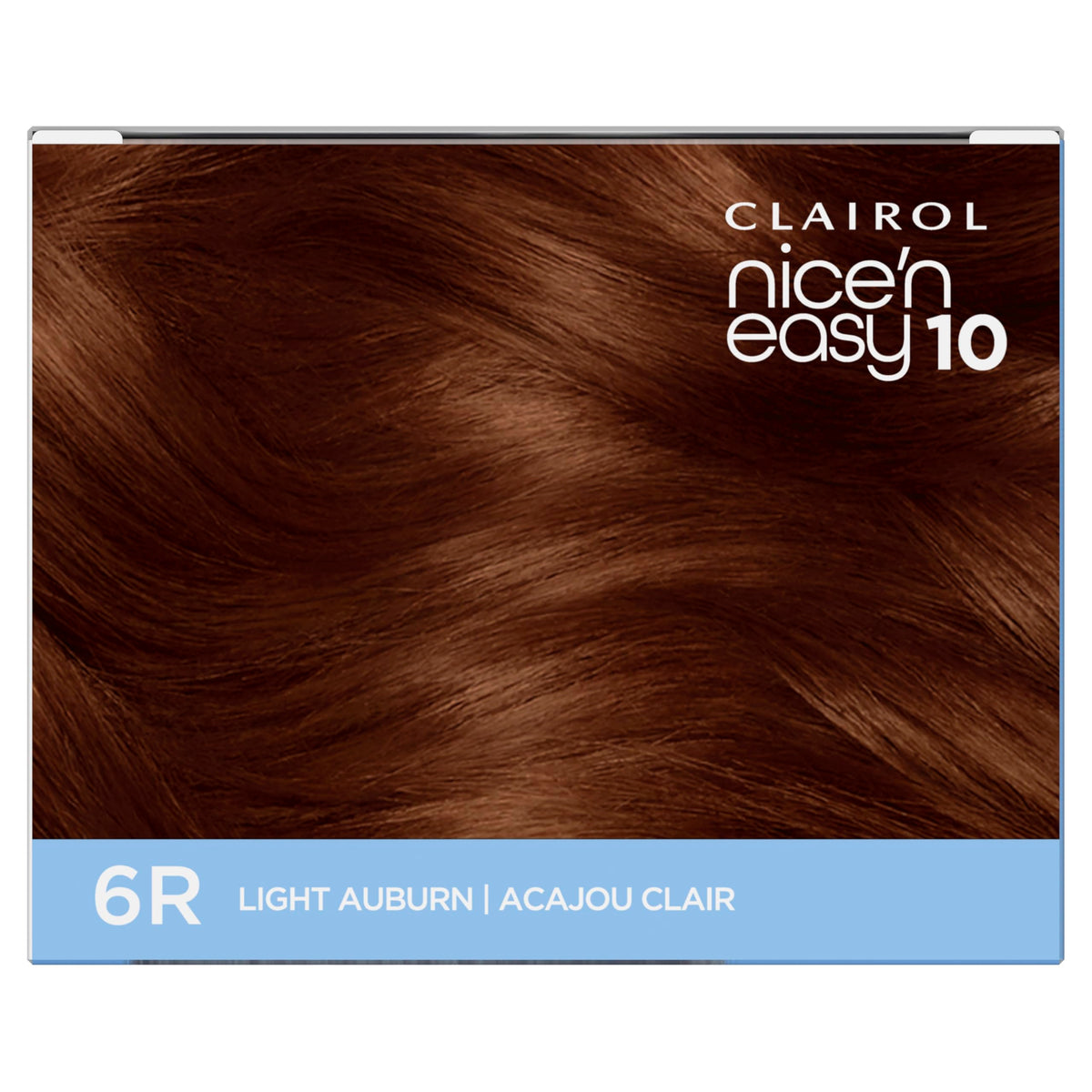 Clairol Nice'N Easy 10 hair dye application process