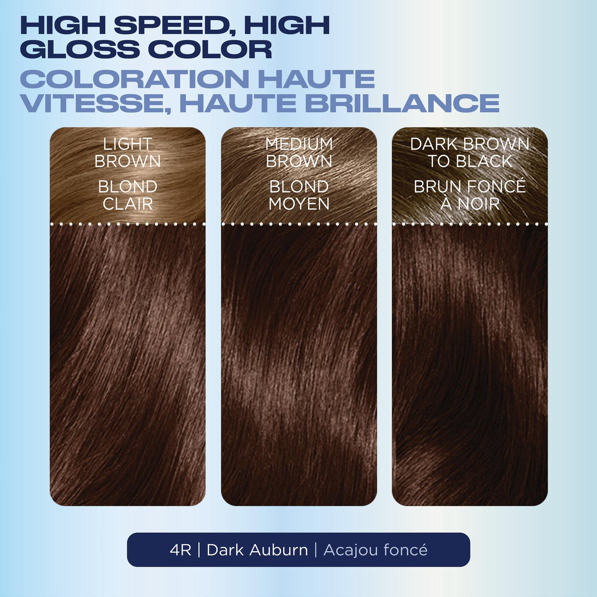 Clairol Nice'N Easy 10 Permanent Hair Dye 4R Dark Auburn ColorSeal Intensive Conditioner