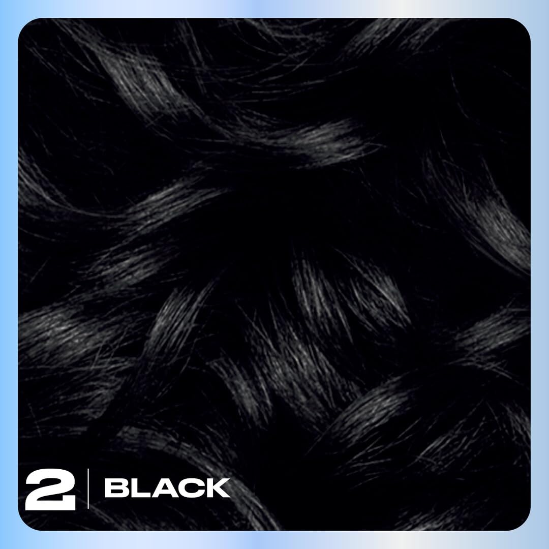 Clairol Nice'n Easy 2 Black color cream and activator close-up
