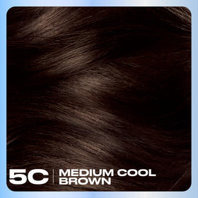 Clairol Nice'n Easy 5C hair dye tube close-up
