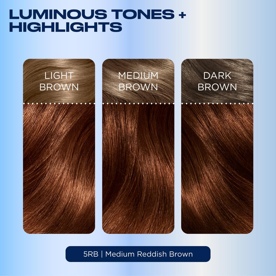 Clairol Nice'n Easy 5RB hair dye with Revitashine