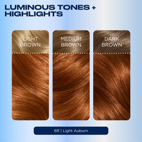 Clairol Nice'n Easy 6R Light Auburn hair dye bottle