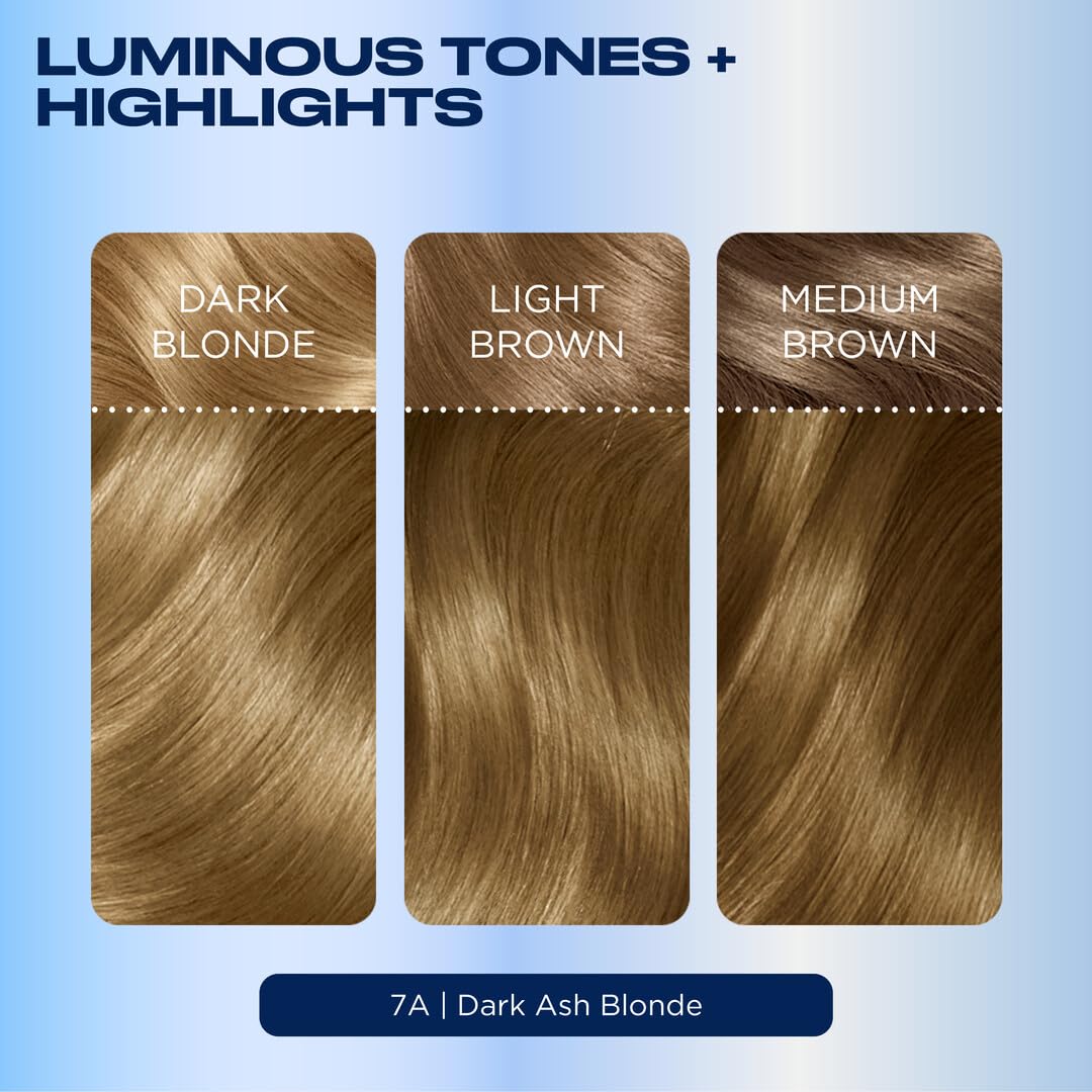 Clairol Nice'n Easy 7C Dark Cool Blonde hair dye with Revitashine