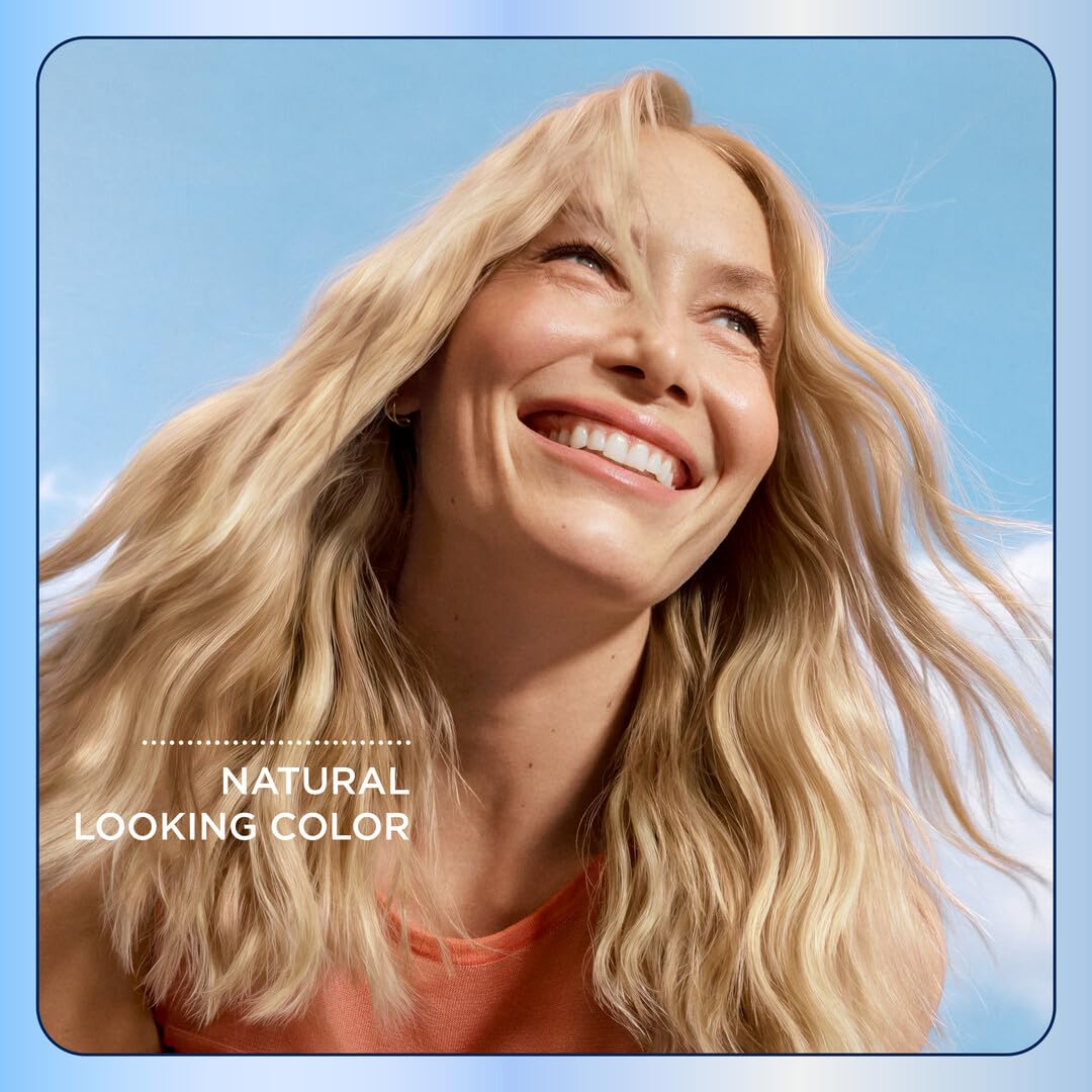 Clairol Nice'n Easy 8 Medium Blonde hair dye application process