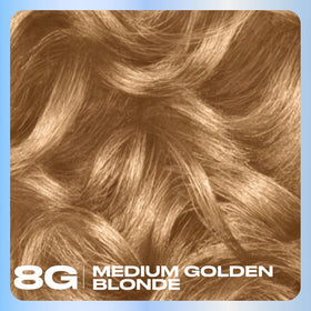 Clairol Nice'n Easy 8G Medium Golden Blonde colour cream close-up