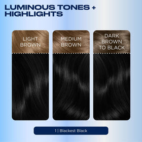 Clairol Nice'n Easy hair dye box side view