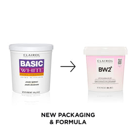 Clairol Professional BW2+ Lightening Powder packaging with product details