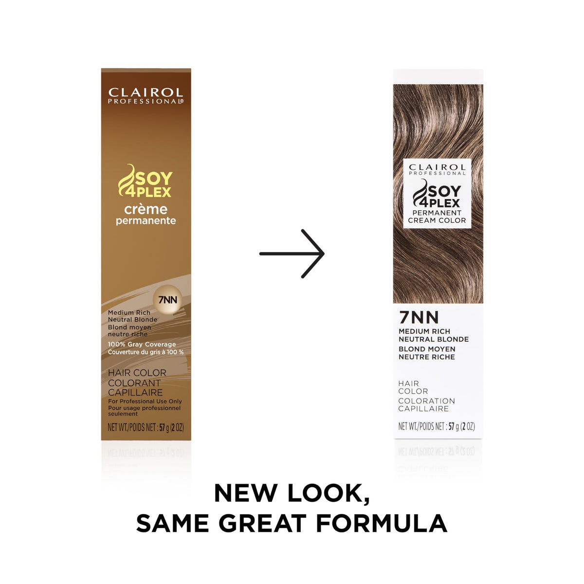 Clairol Professional hair color cream application process