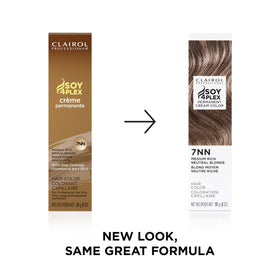 Clairol Professional hair color cream application process