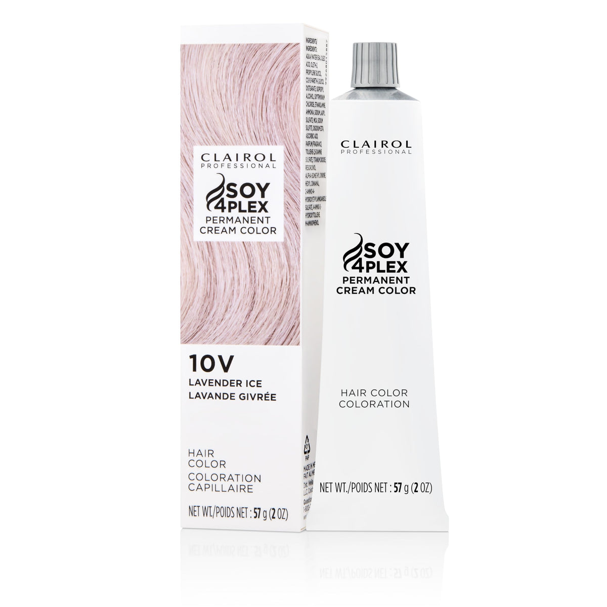 Clairol Professional Permanent Cream Hair Color 100% Gray Coverage front view