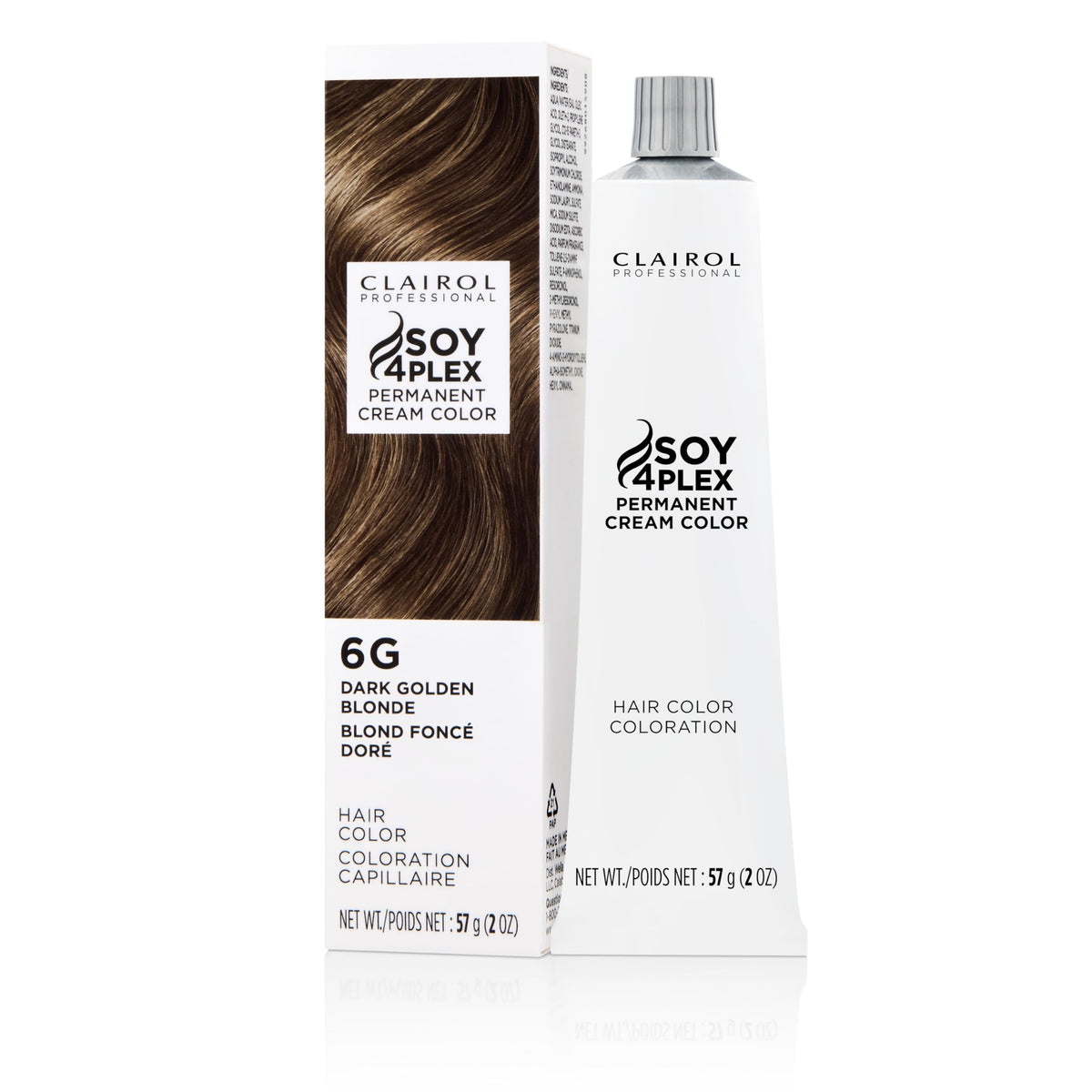 Clairol Professional Permanent Cream Hair Color 100% Gray Coverage front view