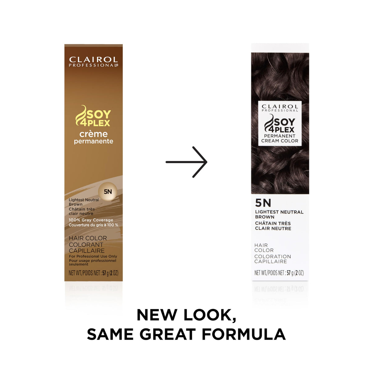 Clairol Professional Permanent Cream Hair Color 40g packaging
