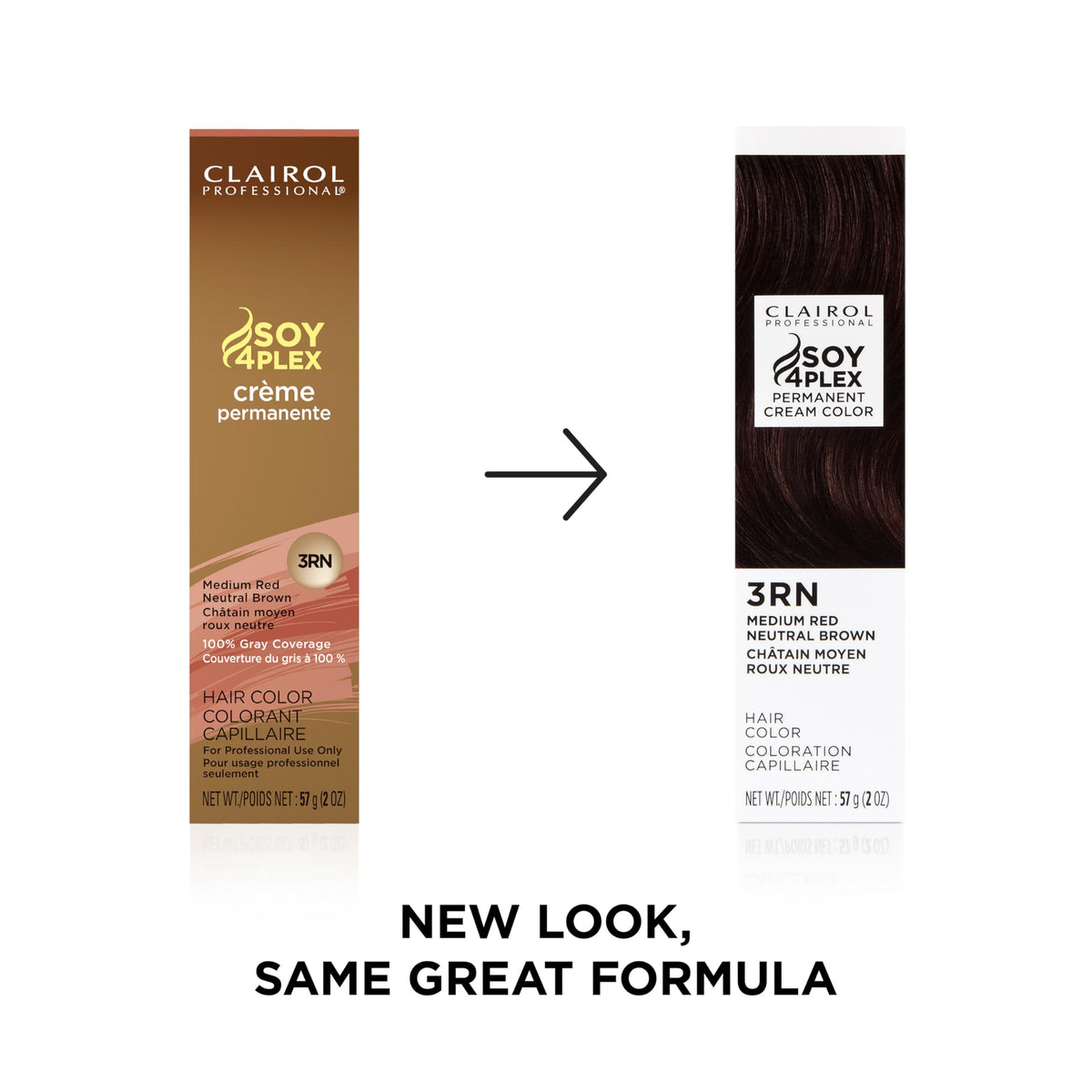 Clairol Professional Permanent Cream Hair Color 68g application process