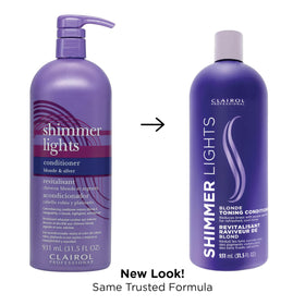 Clairol Professional Shimmer Lights Conditioner back view