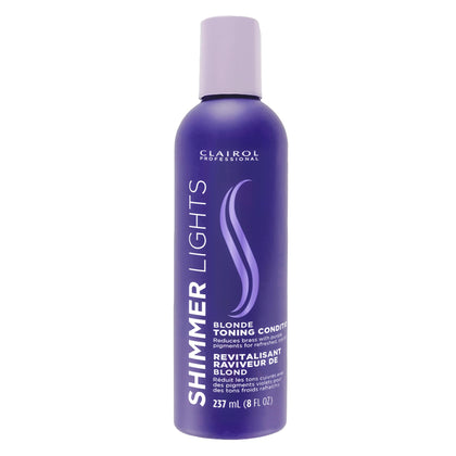 Clairol Professional Shimmer Lights Purple Conditioner 8 fl oz front view