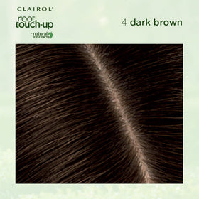 Clairol Root Touch-Up 4 Dark Brown product side view