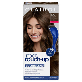 Clairol Root Touch Up 5A Medium Ash Brown hair dye box front view