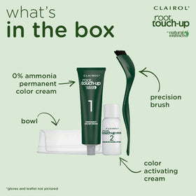Clairol Root Touch-Up 7 Blonde on a model's hair