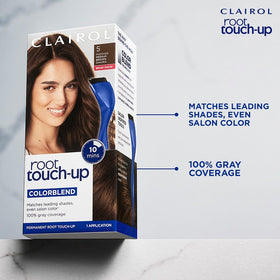 Clairol Root Touch Up before and after application example