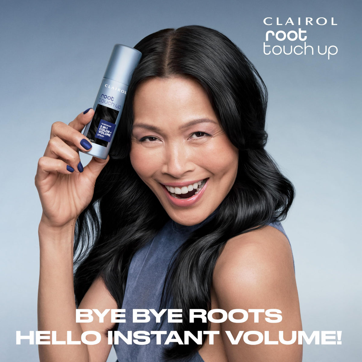 Clairol Root Touch-Up Color + Volume Spray on vanity
