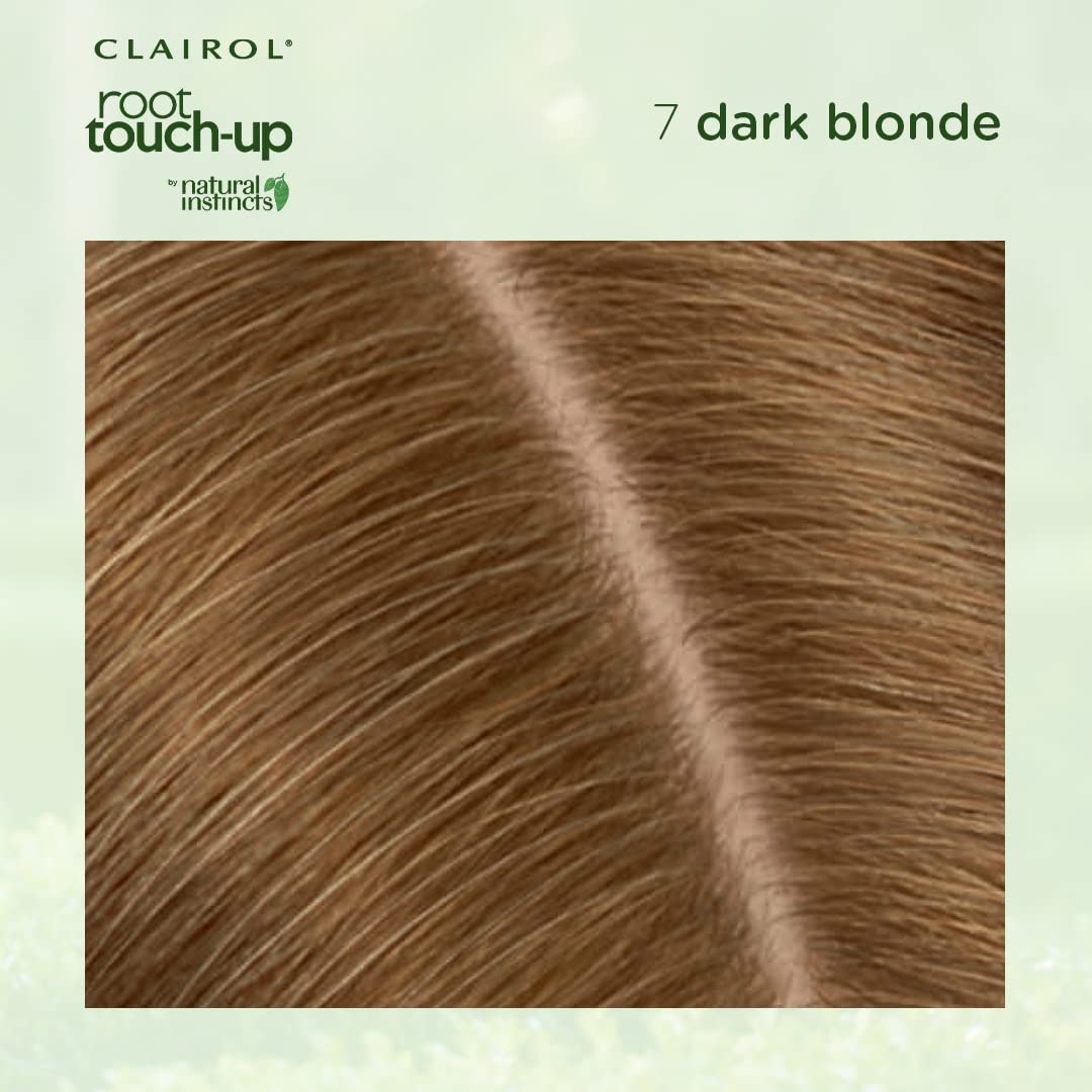 Clairol Root Touch-Up hair dye before and after results