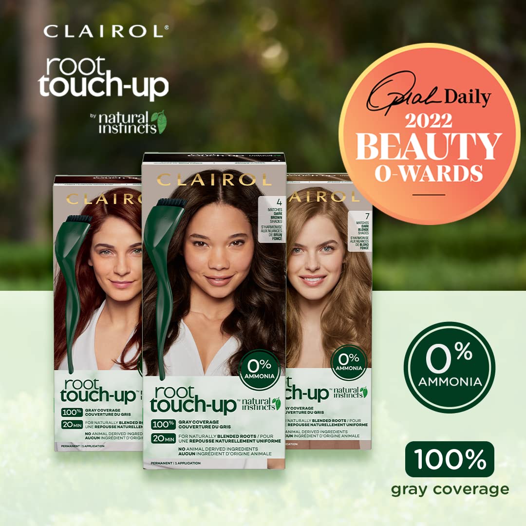 Clairol Root Touch-Up packaging with 0% ammonia label