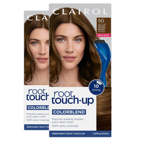Clairol Root Touch Up Permanent Hair Dye 5G Medium Golden Brown front view