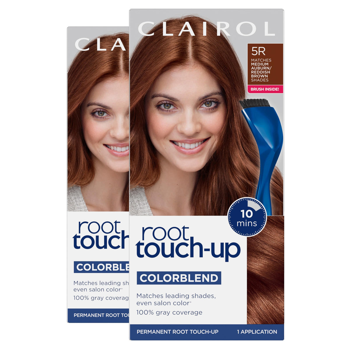 Clairol Root Touch Up Permanent Hair Dye 5R Auburn front view