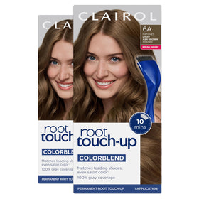Clairol Root Touch Up Permanent Hair Dye 6A Light Ash Brown front view