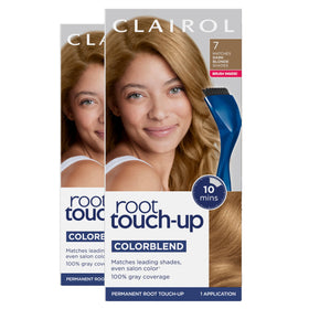Clairol Root Touch Up Permanent Hair Dye 7 Dark Blonde Pack of 2 front view