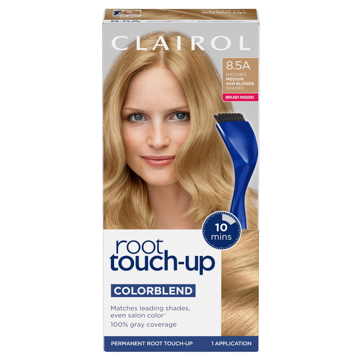 Clairol Root Touch Up Permanent Hair Dye 8.5A Medium Champagne Blonde front view