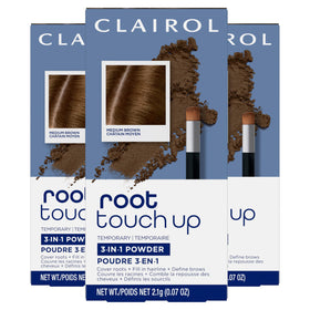 Clairol Root Touch-Up Temporary Concealing Powder Medium Brown front view