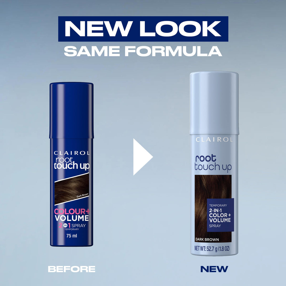 Clairol Root Touch-Up Temporary Hair Spray bottle side view