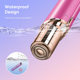 claities Facial Hair Remover in a makeup bag for portability