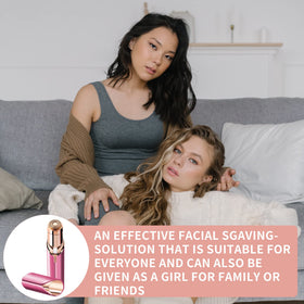 claities Facial Hair Remover with LED light on