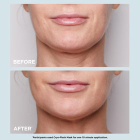 CLARINS Cryo-Flash Face Mask ingredients list on packaging