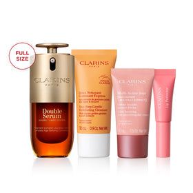 CLARINS Double Serum 1 oz bottle in the Smooth and Glow Set