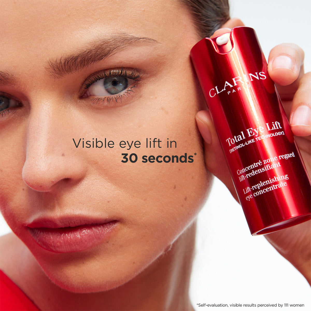 CLARINS Double Serum and Total Eye Lift set in gift packaging