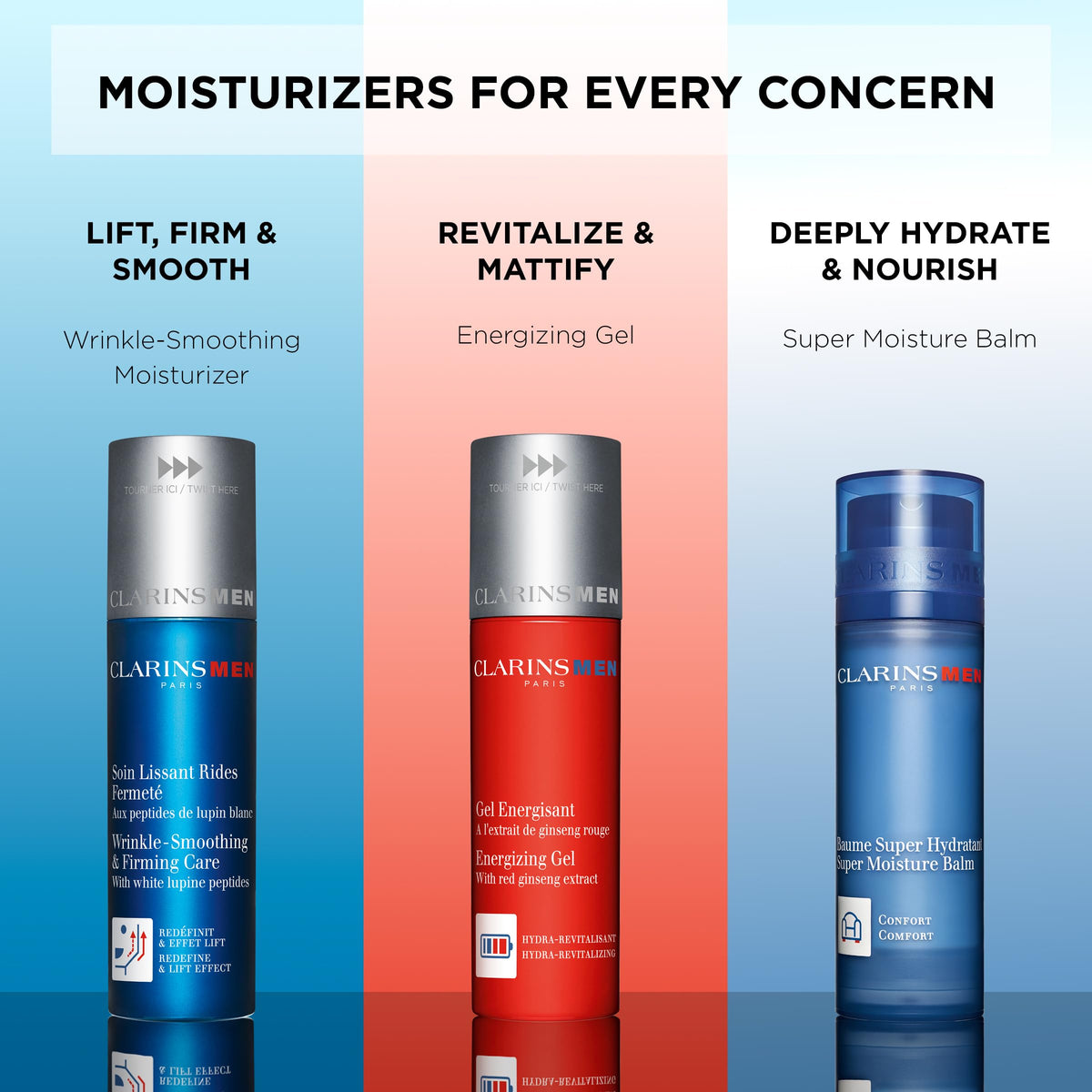 CLARINS Energizing Gel with a fresh look