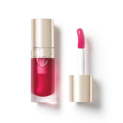 CLARINS Lip Comfort Oil front view with high-shine finish
