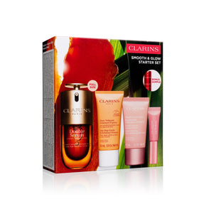 CLARINS Smooth and Glow Set packaging details