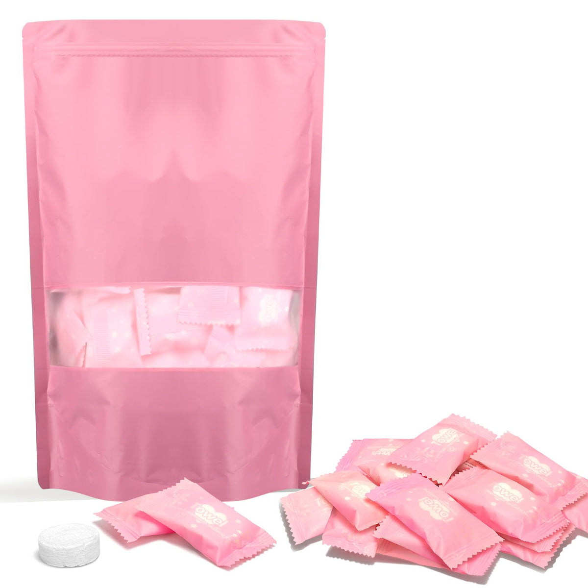 Classycoo Compressed Towel 100 PCS front view packaging