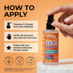 Clean Beauty Snail Mucin Serum with aloe vera and snail mucin
